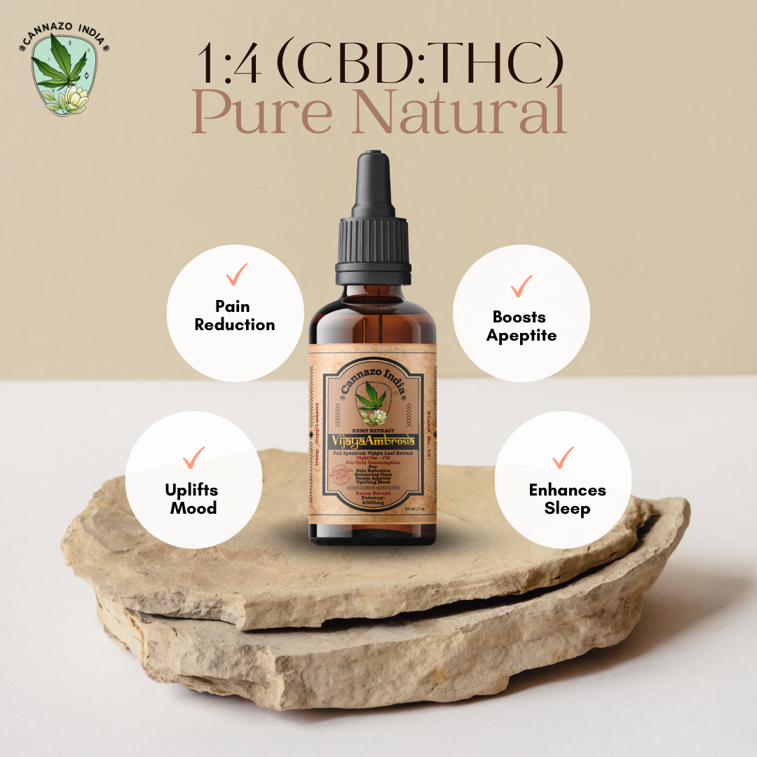 Cannazo India - Vijaya Ambrosia THC Rich oil (1:4) 30ml