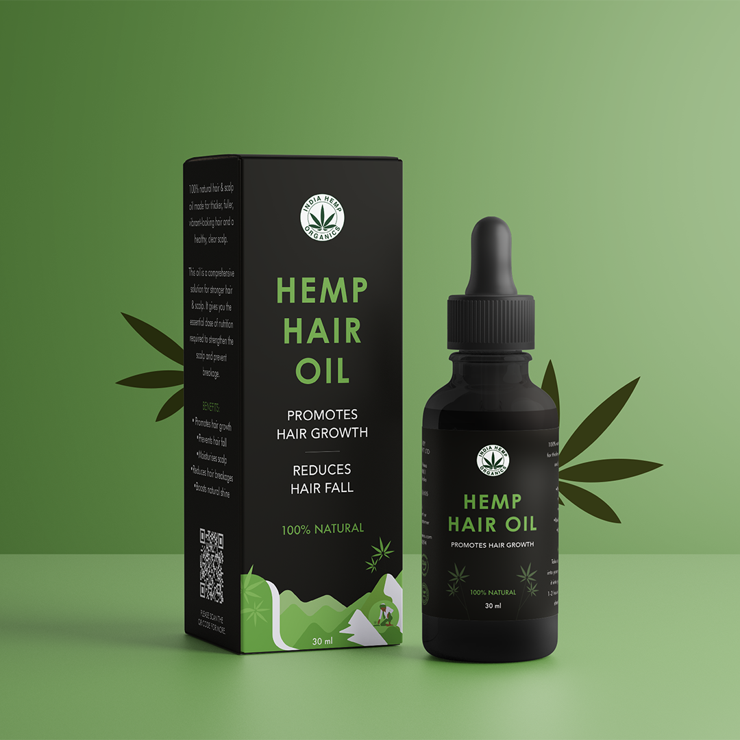 India Hemp Organics - Hemp Hair Oil (30ml)