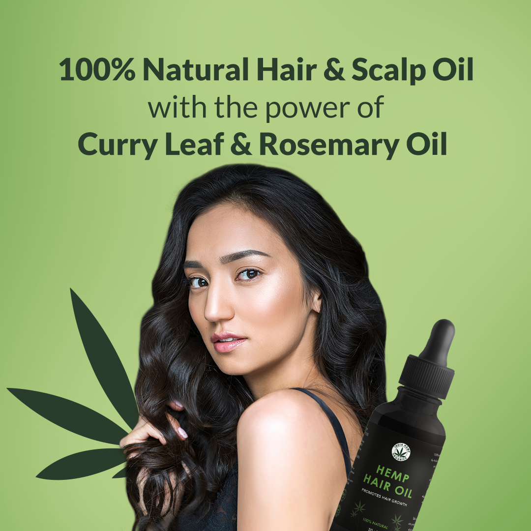 India Hemp Organics - Hemp Hair Oil (30ml)