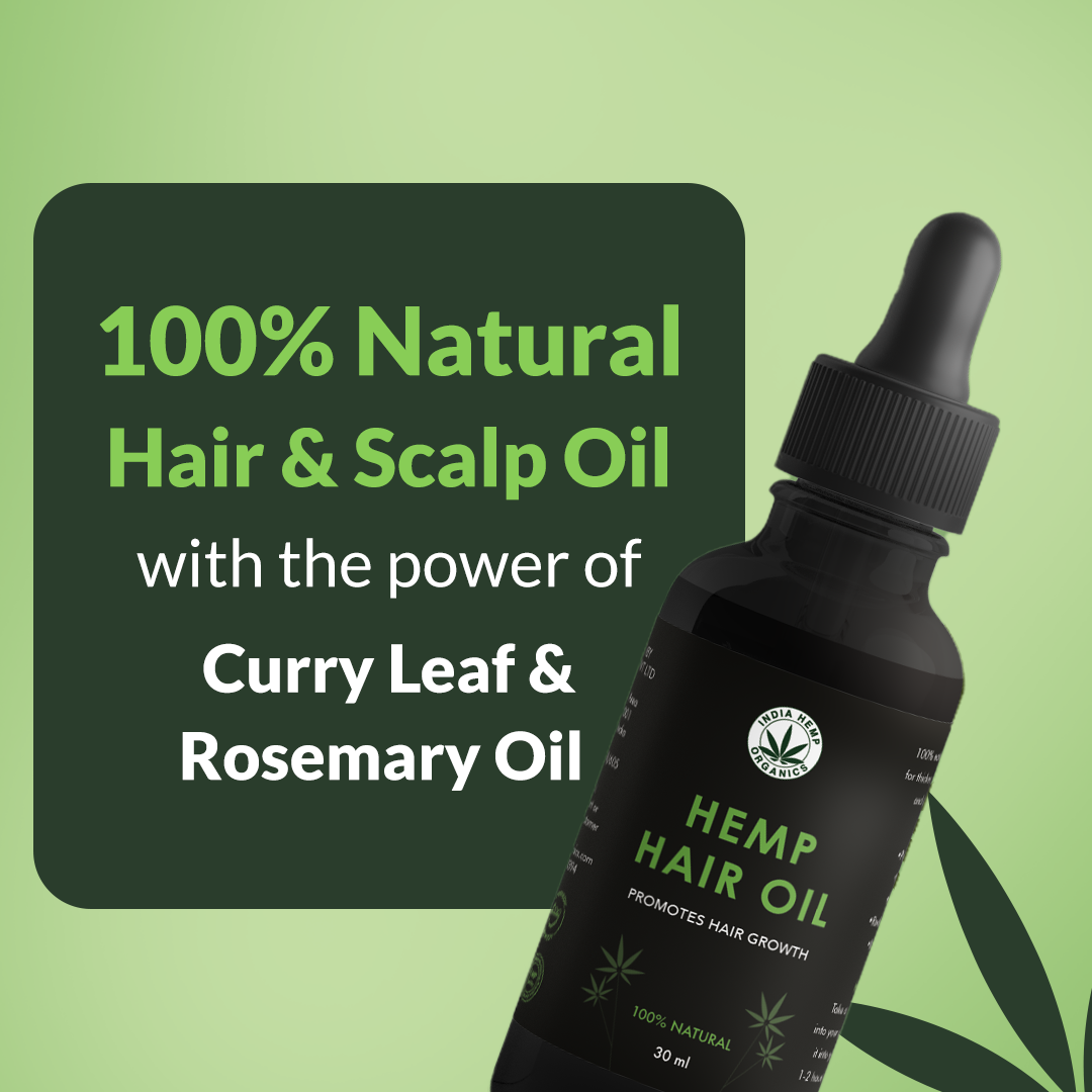 India Hemp Organics - Hemp Hair Oil (30ml)