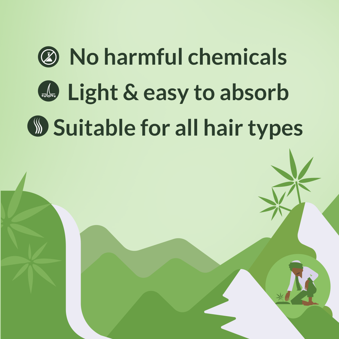 India Hemp Organics - Hemp Hair Oil (30ml)