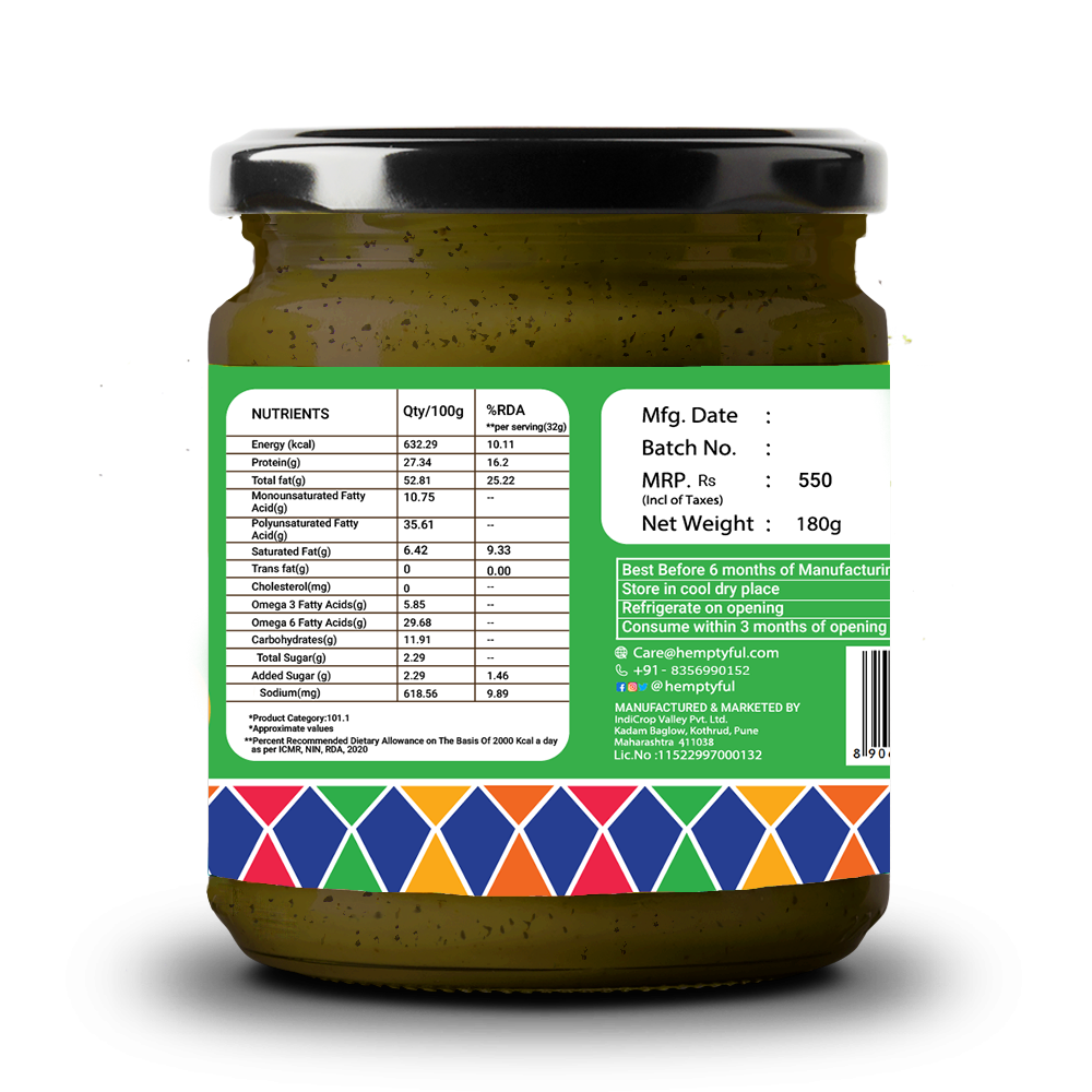 Hemptyful - Hemp Spread (180gm)