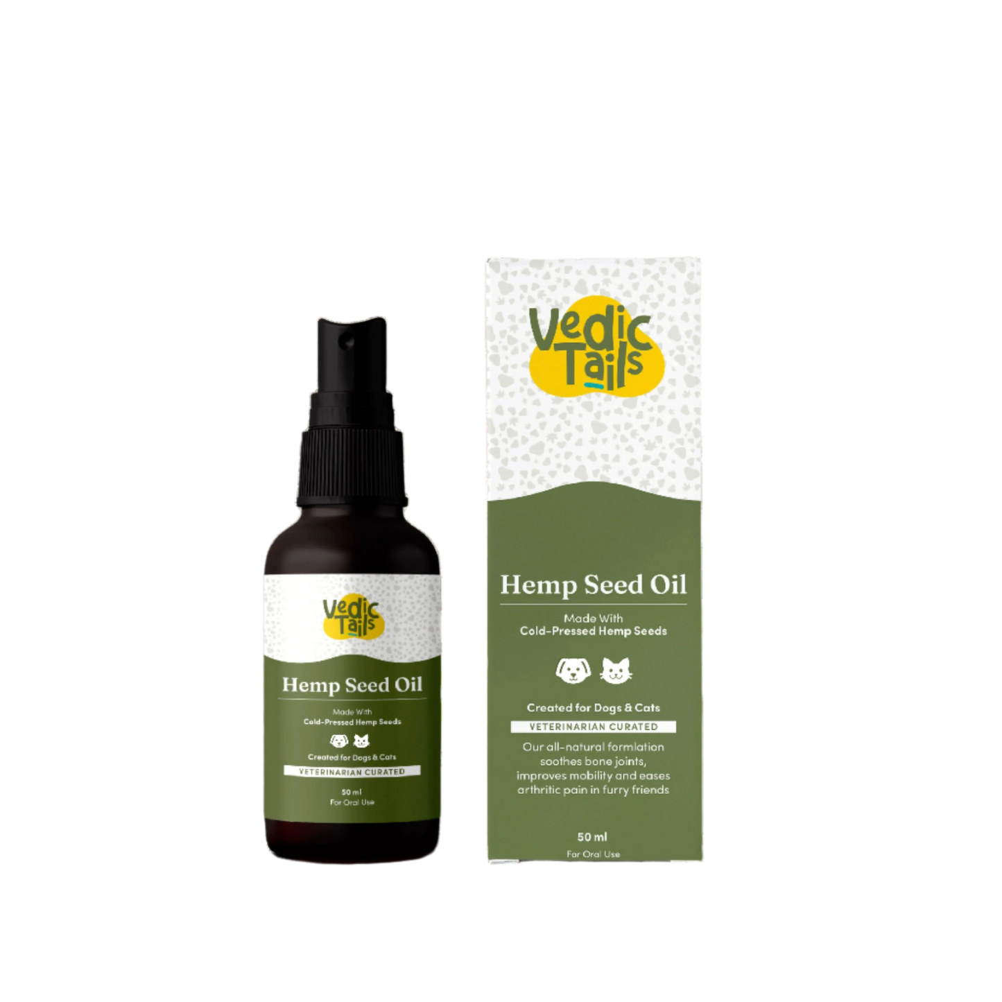 Vedic Tails - Hemp Seed Oil (50ml)