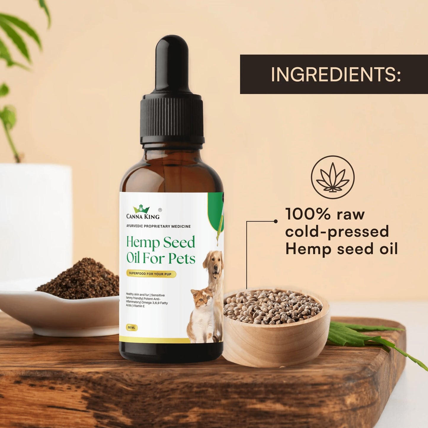 Cannaking - Hemp Seed Oil For Pets (50ml)