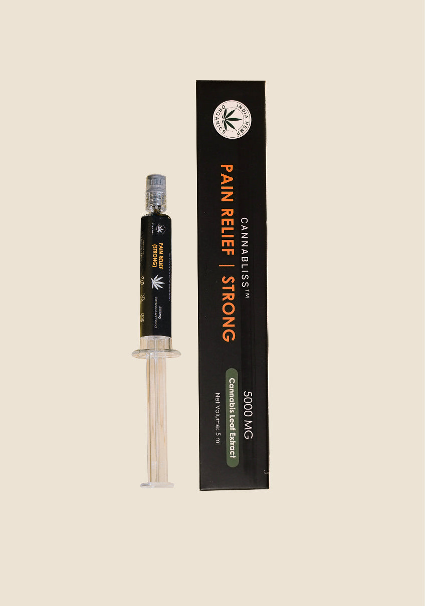 CannaBliss Pain Relief Strong – Extra-Strength THC rich Oil - 5000 MG