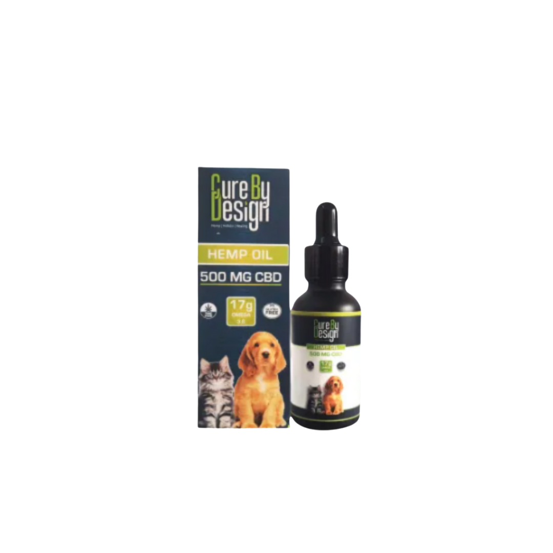 Cure by design - hemp seed oil 500mg CBD - Hempivate