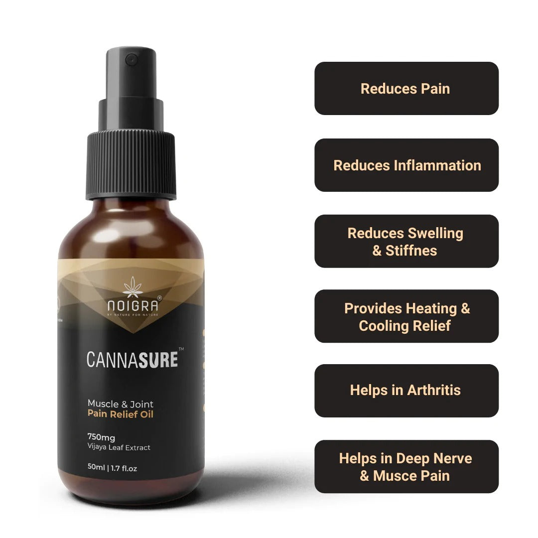 Noigra - Cannasure Muscle & Joint Pain Oil (50ml)