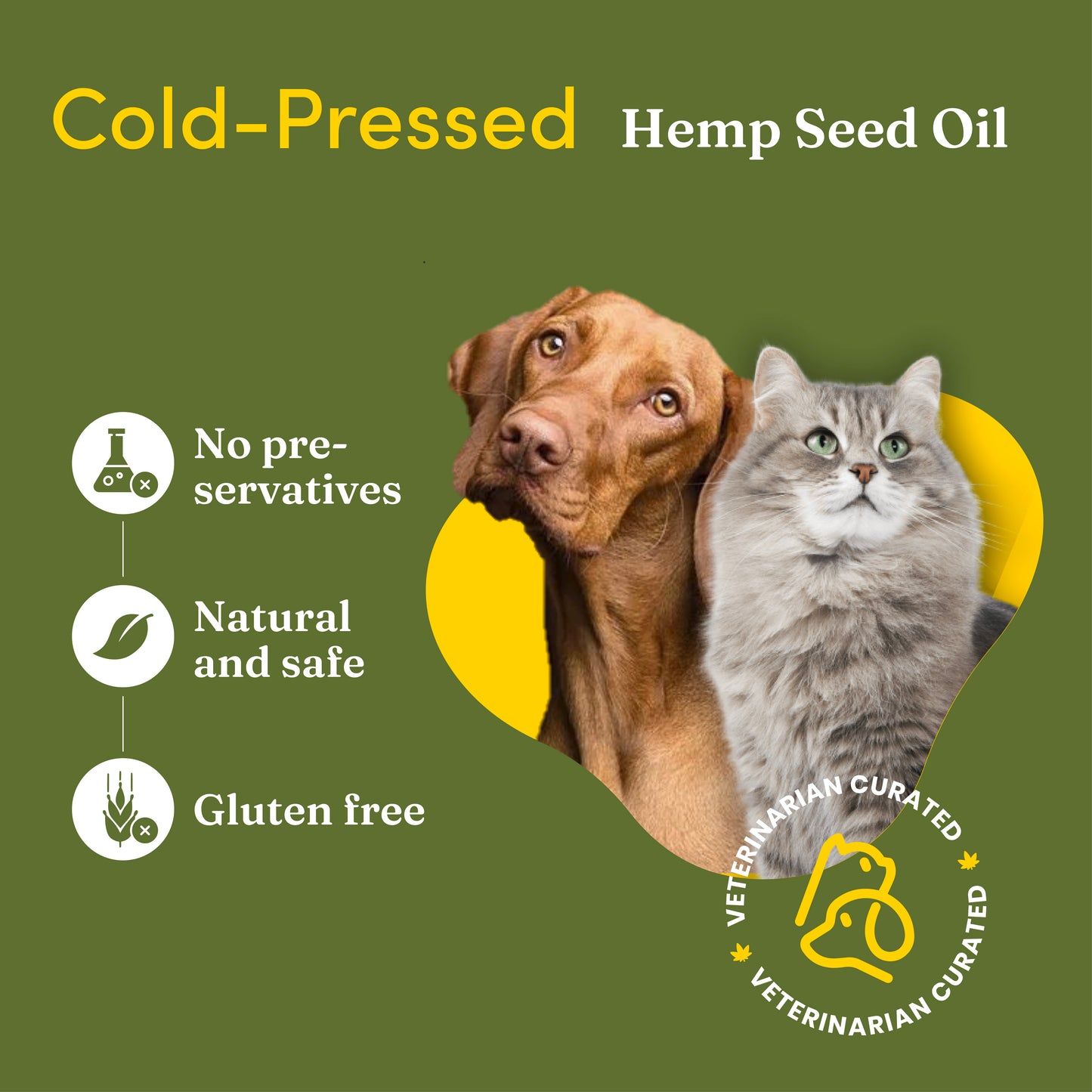 Buy - Vedic Tails - Hemp Seed Oil For Pets - Hempivate