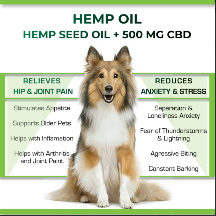 Cure By Design Hemp Oil for pets with 500 MG CBD