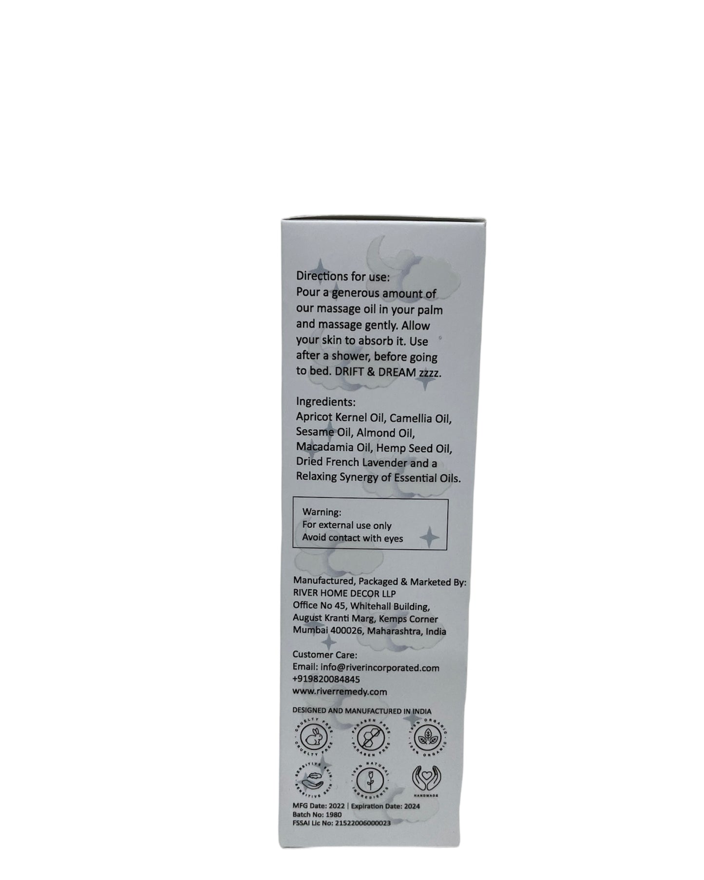 Buy River Remedy hemp massage oil | Hempivate