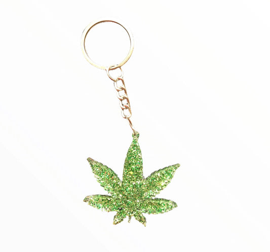 Buy Hemp Leaf Keychains Online | Handcrafted Resin Keychain  | Hempivate.com