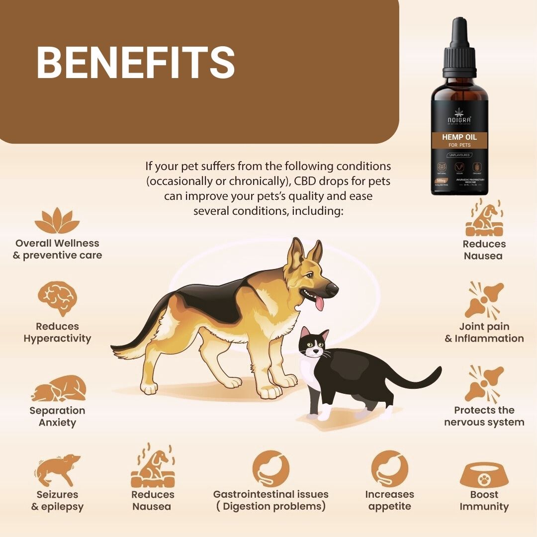 Noigra Full Spectrum Hemp Oil For Pets (500mg)