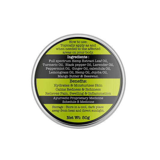 Buy Indie Extracts - Hemp Leaf Balm now online on Hempivate