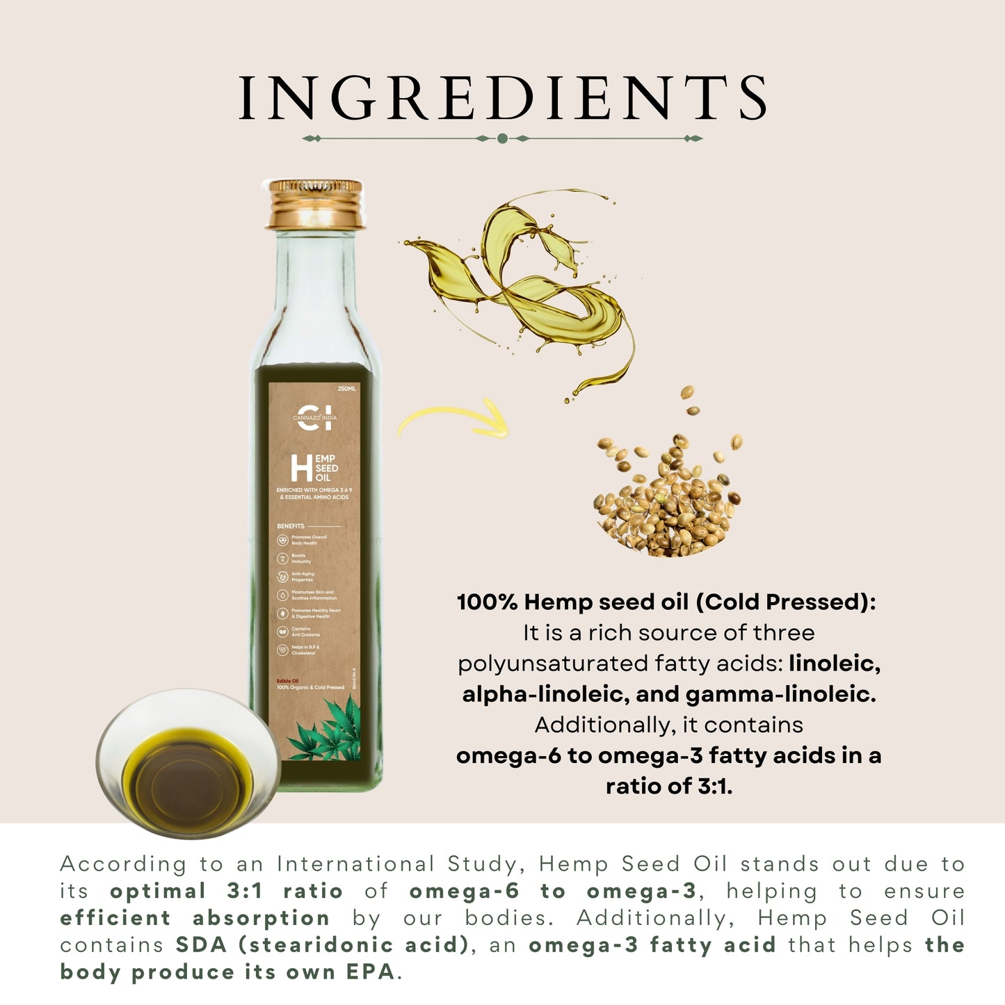 Cannazo India - Hemp Seed Oil