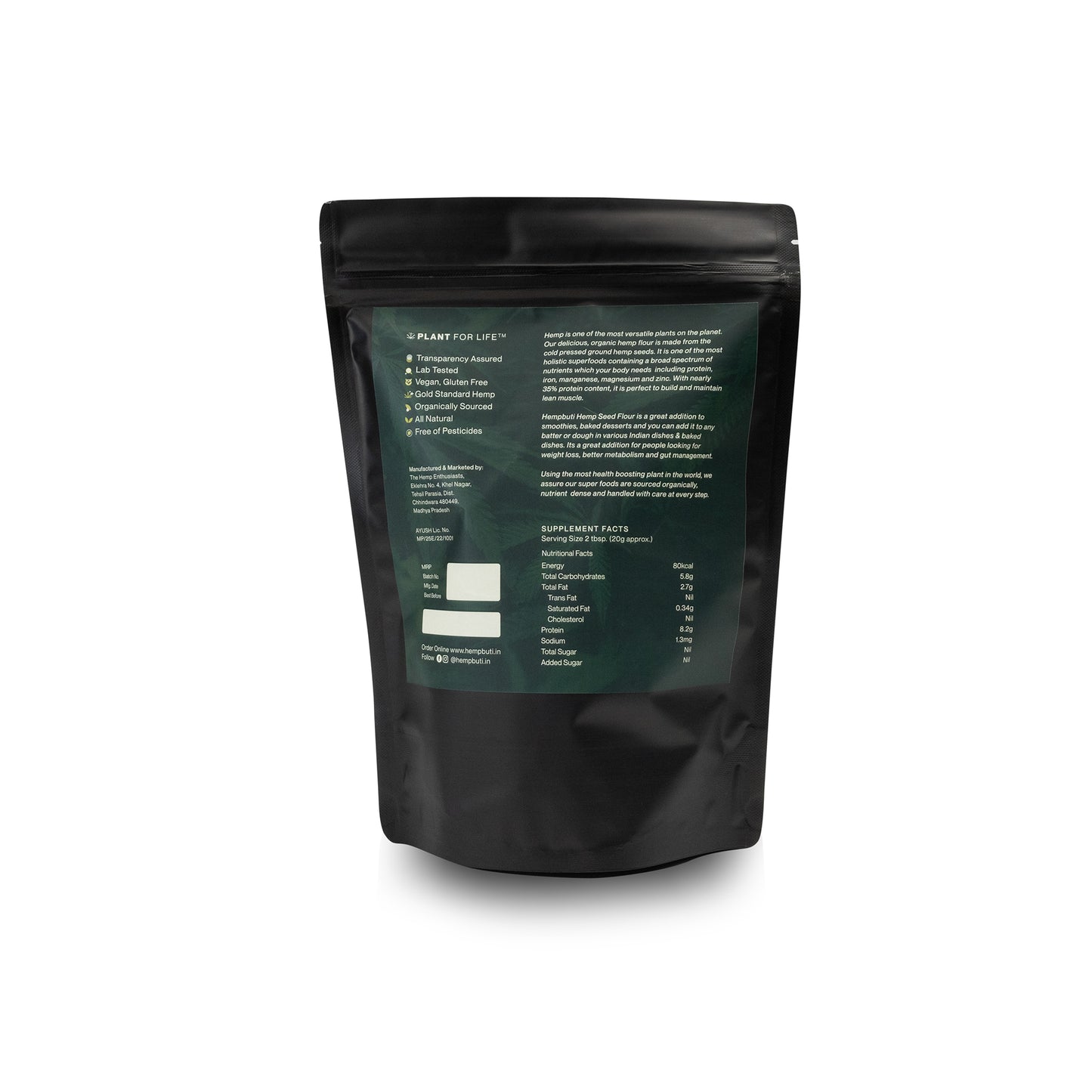 Hempbuti - Hemp Seed Flour (500Gm)