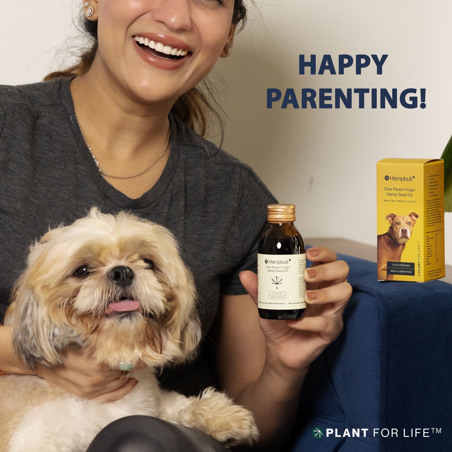 Hempbuti - Over Parent Virgin Hemp Seed Oil For Pets (125 ML)