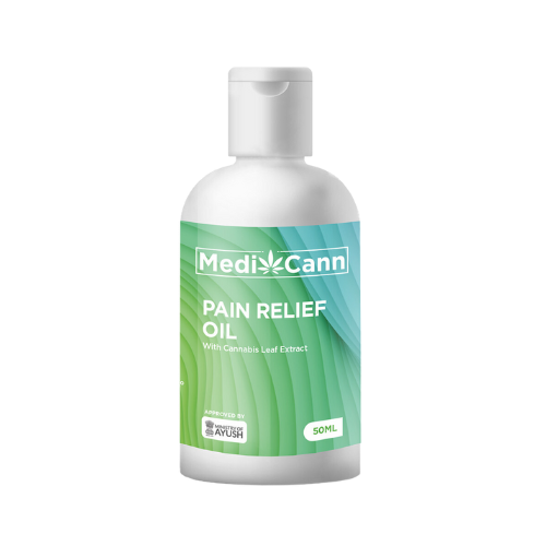 MediCann - Pain Relief Oil with Cannabis Leaf Extract (Strong).