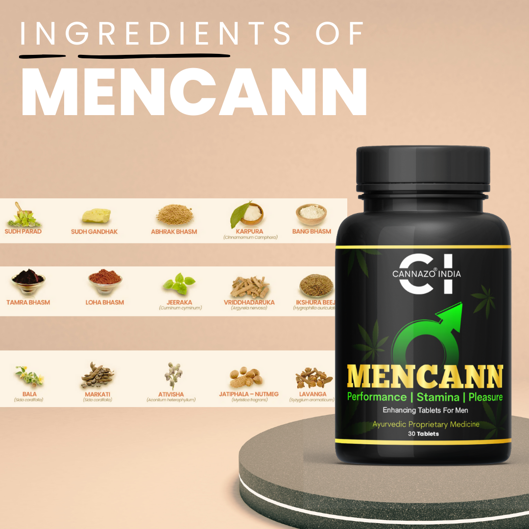 Cannazo India - Mencann Tablets (Sexual Booster For Men) (30 CAPSULES)