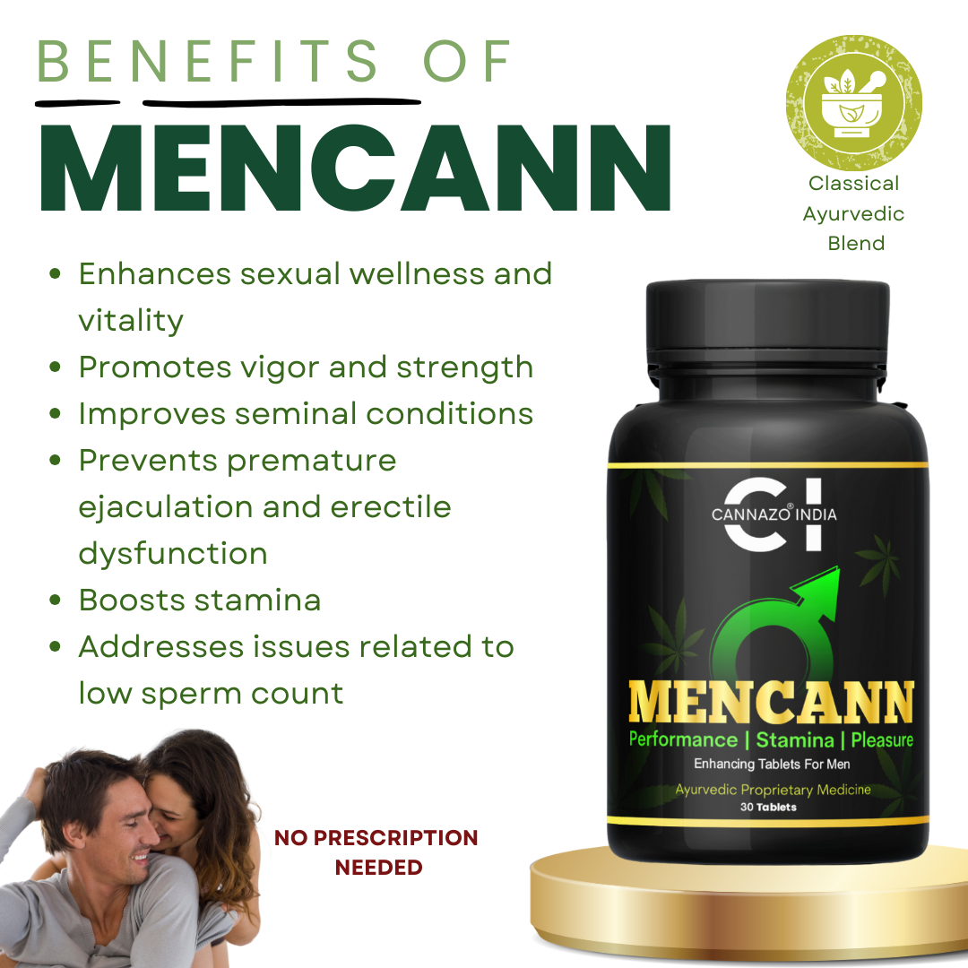 Cannazo India - Mencann Tablets (Sexual Booster For Men) (30 CAPSULES)