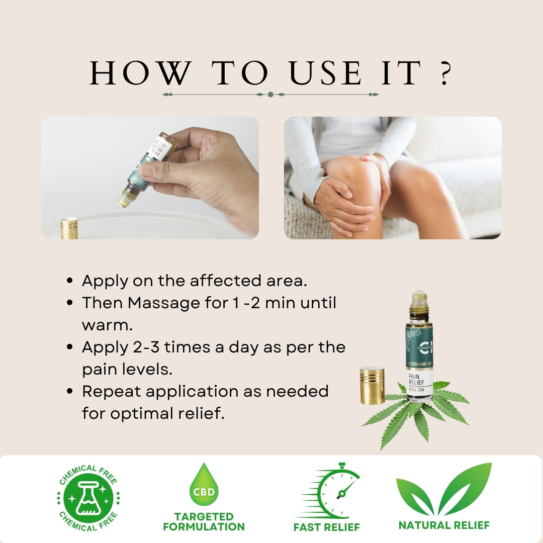 Cannazo India - Migraine Aid (720mg - 9ml)