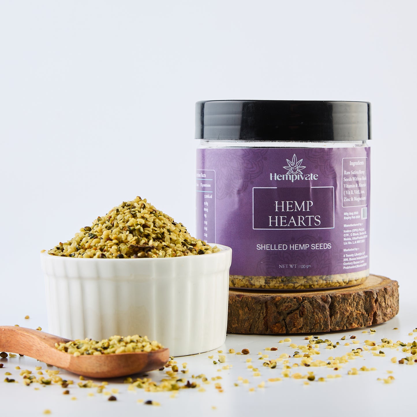 Hempivate - Hemp Hearts (150g)