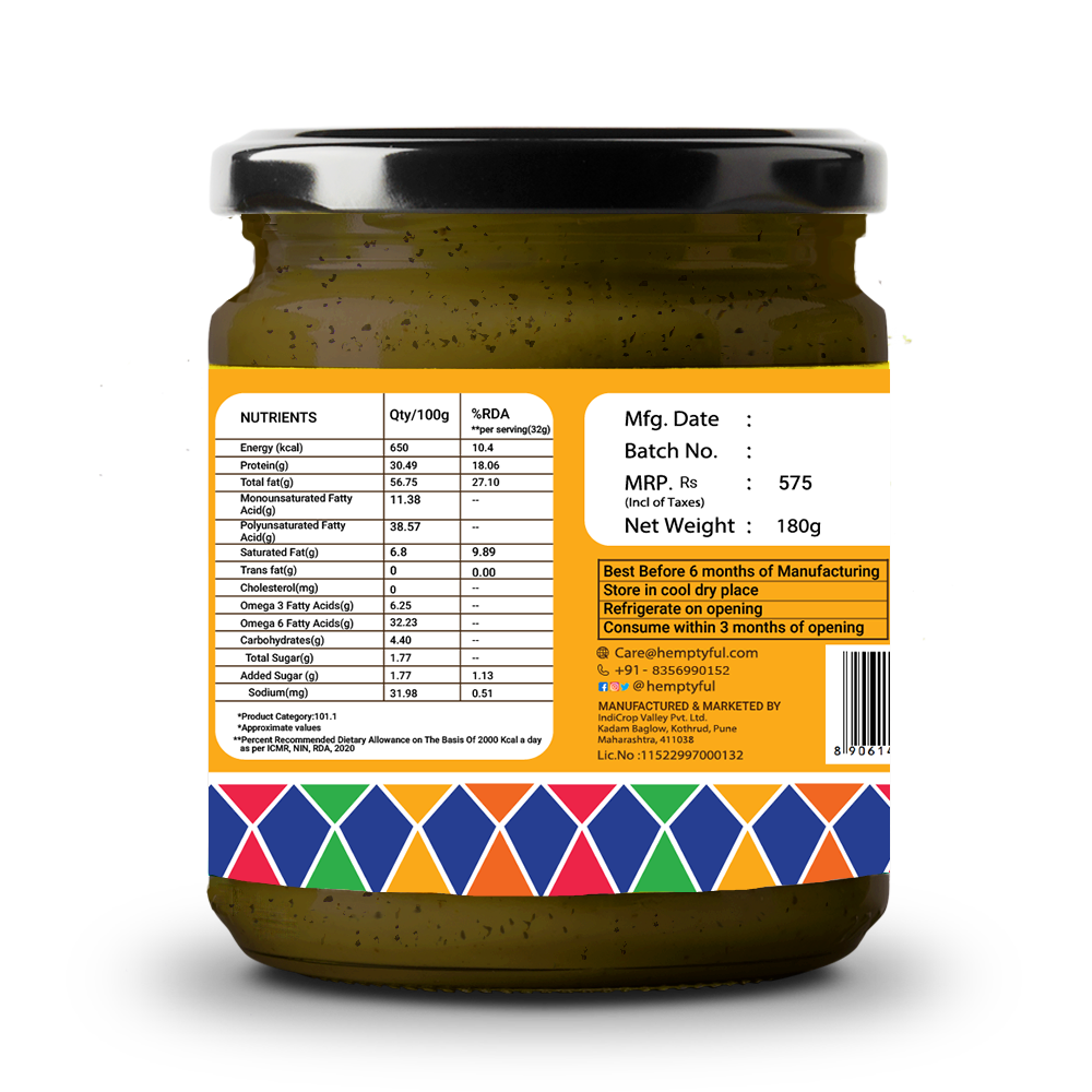 Hemptyful - Hemp Spread (180gm)