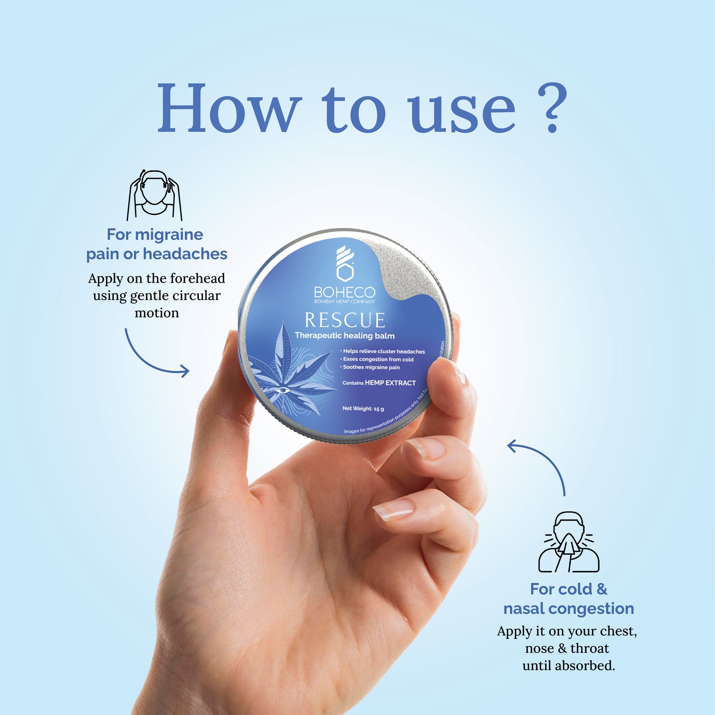 Boheco Rescue - Therapeutic Healing Balm (15gm)