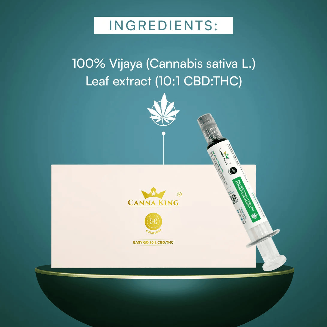 Cannaking - Full Spectrum Vijaya Extract, 5000 mg, 10:1 CBD:THC
