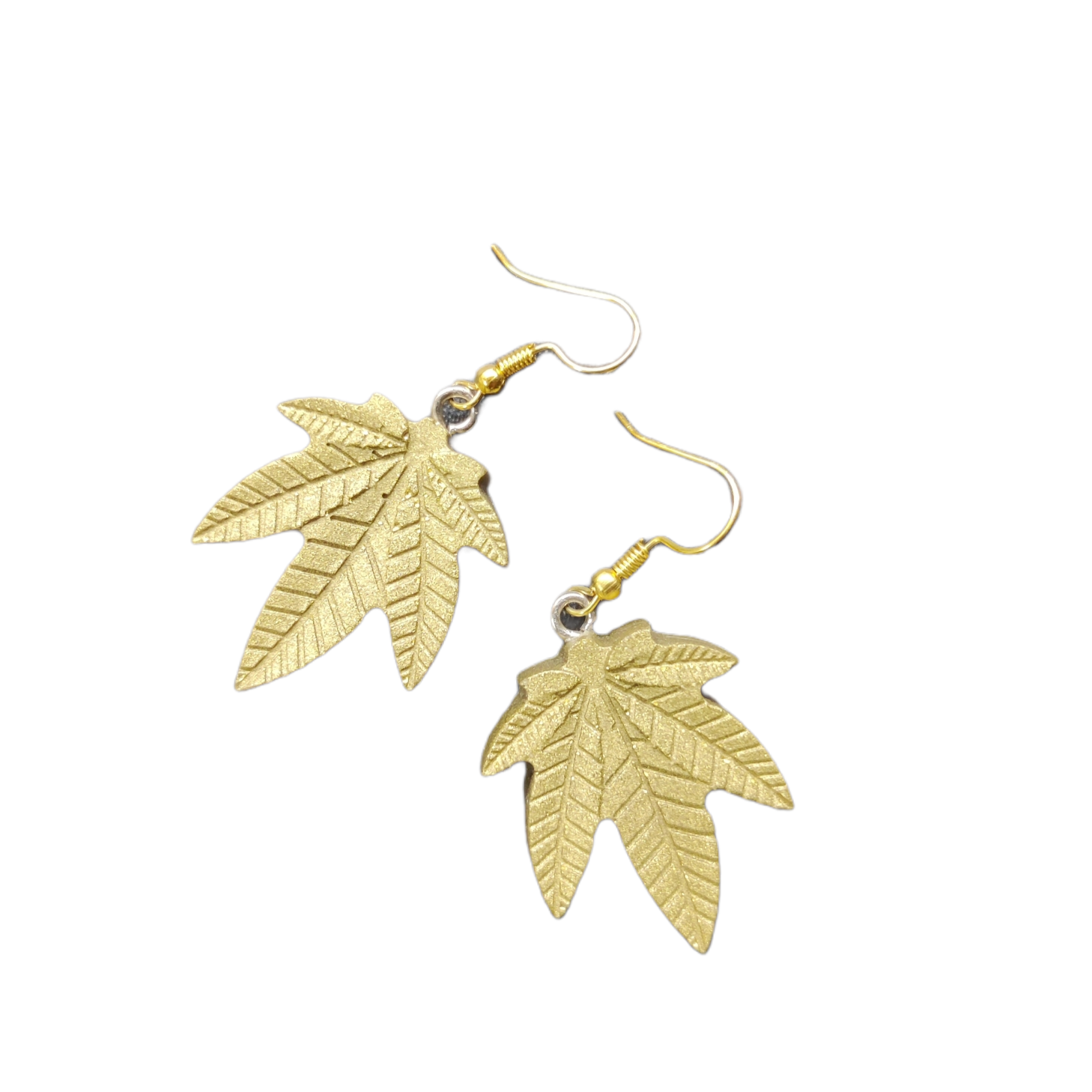 Mini Leaf Earrings - Silver - Venus Flytrap