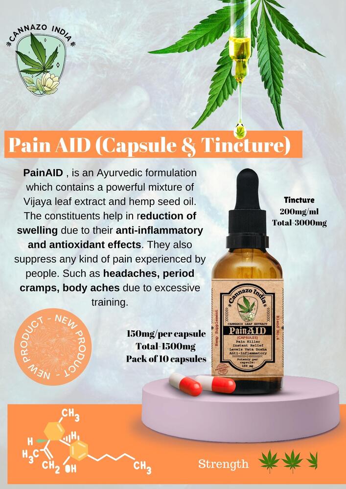 Cannazo India - Pain Aid (Topical Oil)