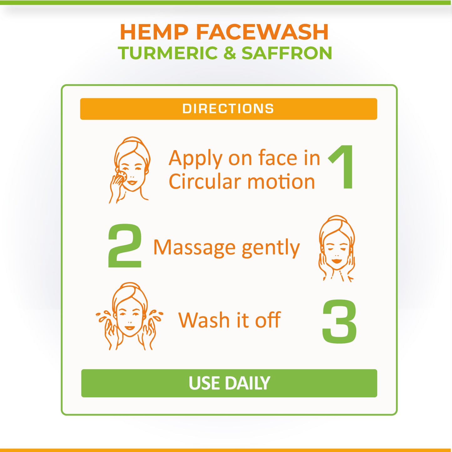 Cure By Design - Hemp, Saffron & Turmeric Face Wash