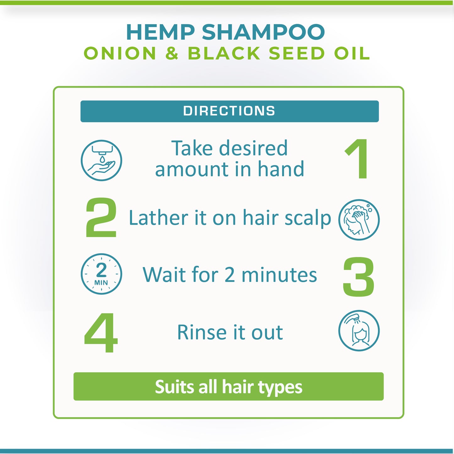 Cure By Design Hemp, Black Seed Oil & Onion Shampoo - Hempivate 