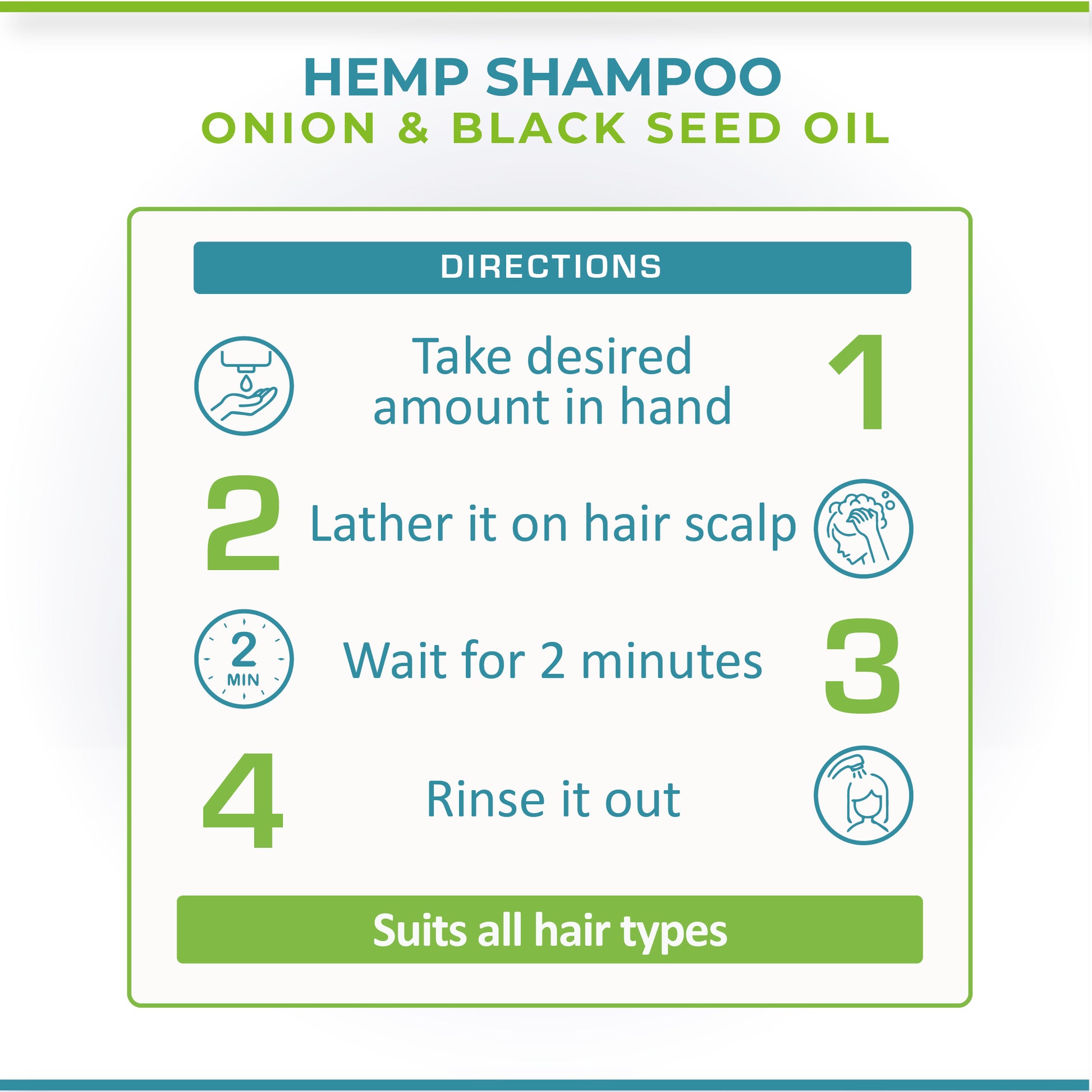 Cure By Design Hemp, Black Seed Oil & Onion Shampoo - Hempivate 
