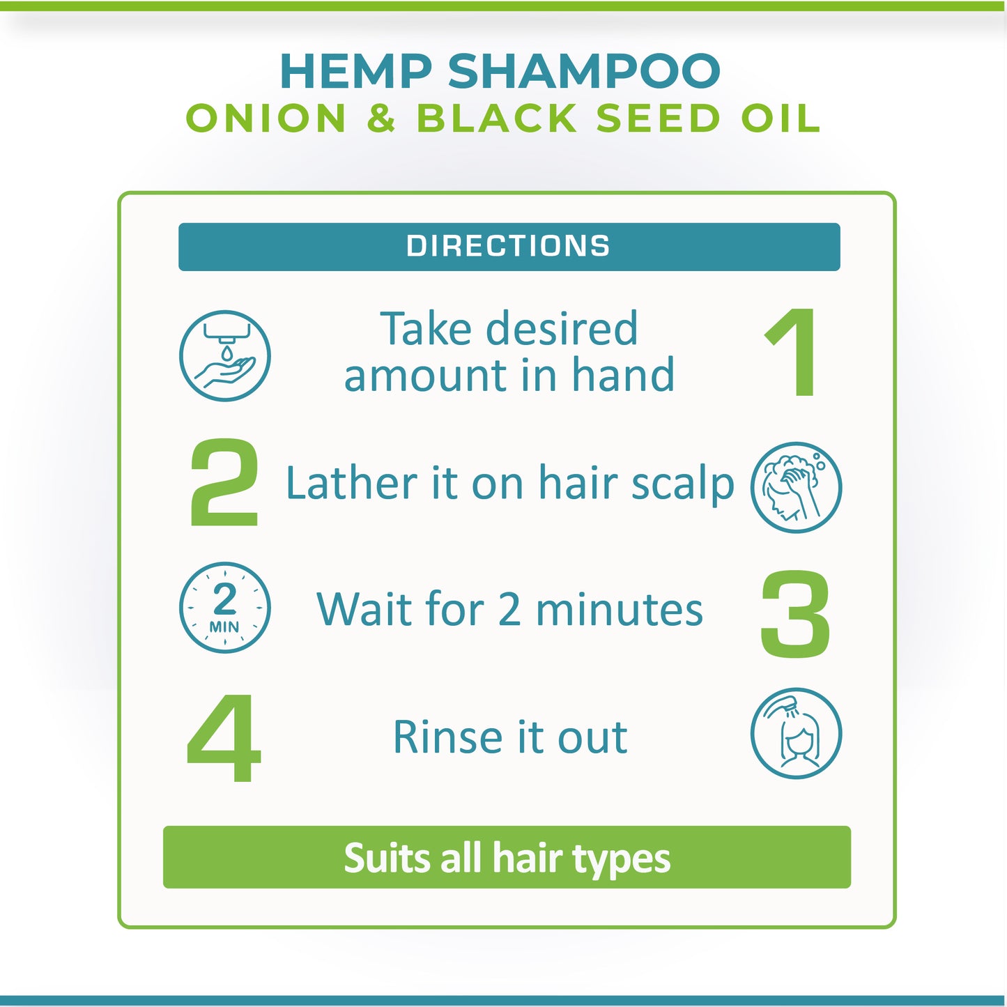 Cure By Design Hemp, Black Seed Oil & Onion Shampoo - Hempivate 