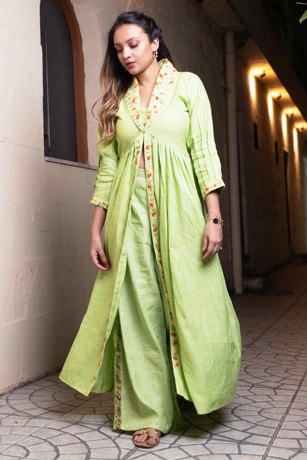 Buy - The House Of Hemp - Carnation dress mint green - Hempivate
