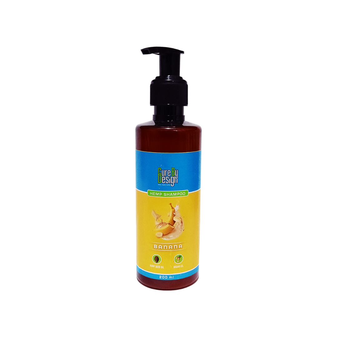 Cure By Design - Hemp & Banana Shampoo - Hempivate