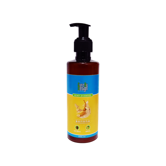 Cure By Design - Hemp & Banana Shampoo - Hempivate