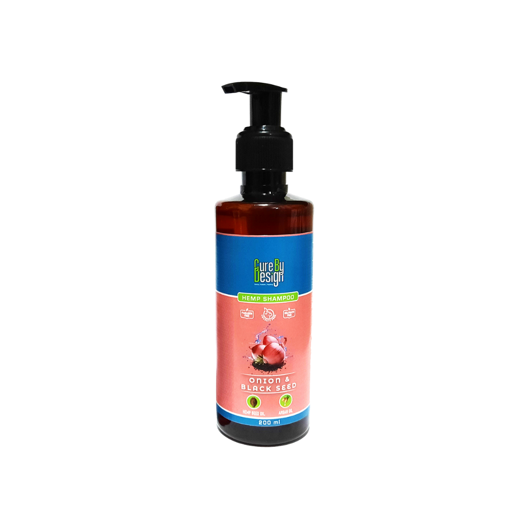 Cure By Design - Black Seed & Onion Shampoo | Hempivate