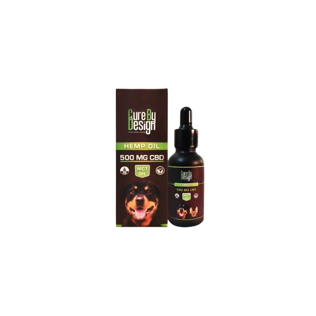 Cure By Design Hemp Oil 500MG CBD - Hempivate 