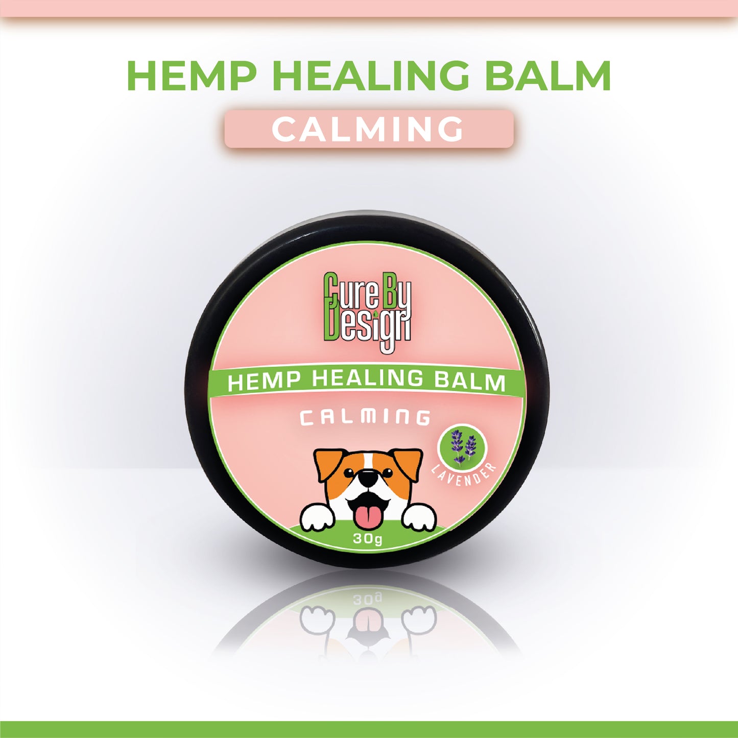 Cure by Design Hemp Healing Balm - Calm (30g) - Pet CBD Balm 