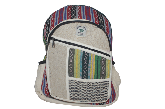 Funky Tribe Hemp Backpack, Hemp Bags in India now available on Hempivate 