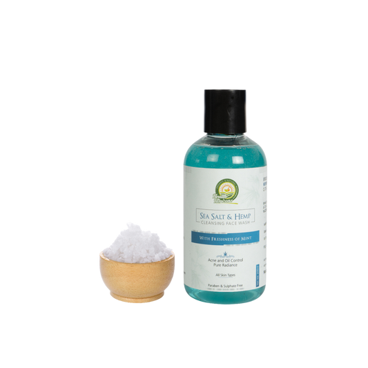 Sea Salt and Hemp Cleansing Face Wash
