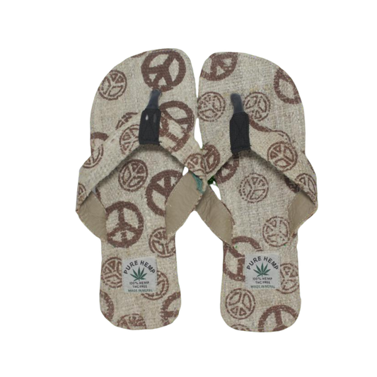Buy Coffee Hippie Pure Hemp Flip Flops | Hempivate