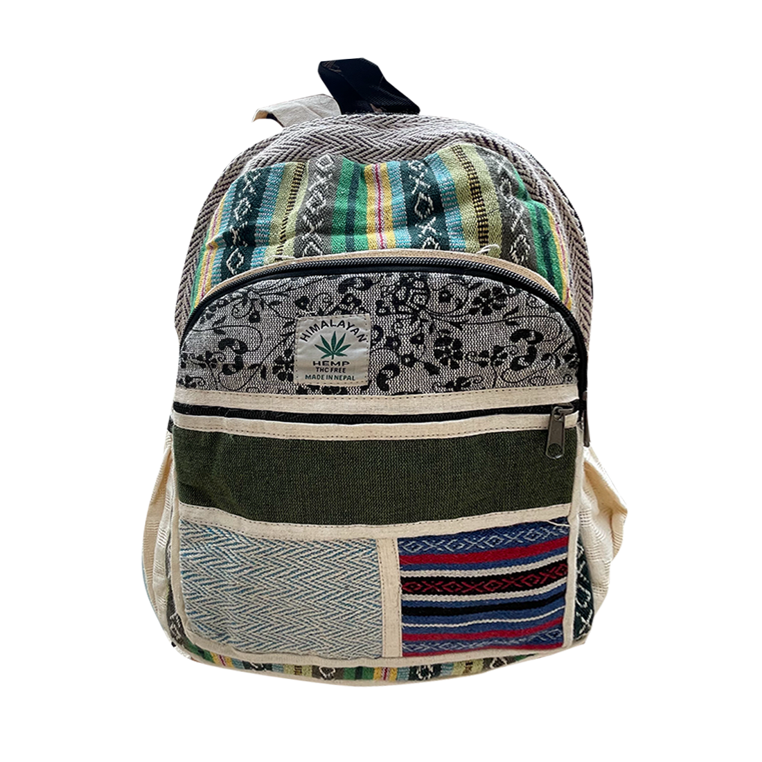 Floral Coral  Hemp Backpack, Hemp Bags in India now available on Hempivate 
