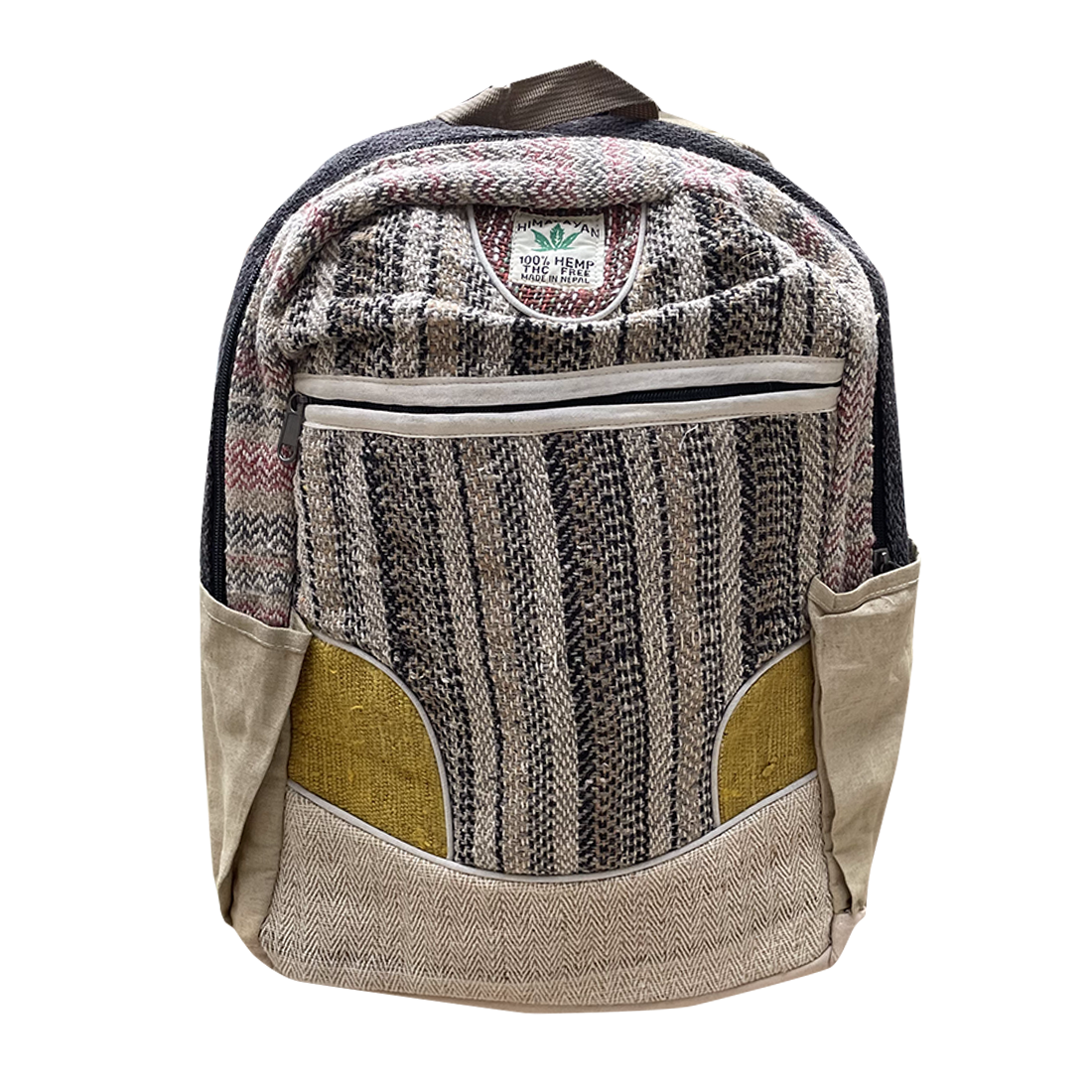 Mustard Yellow Patch Backpack