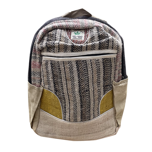 Mustard Yellow Patch Backpack